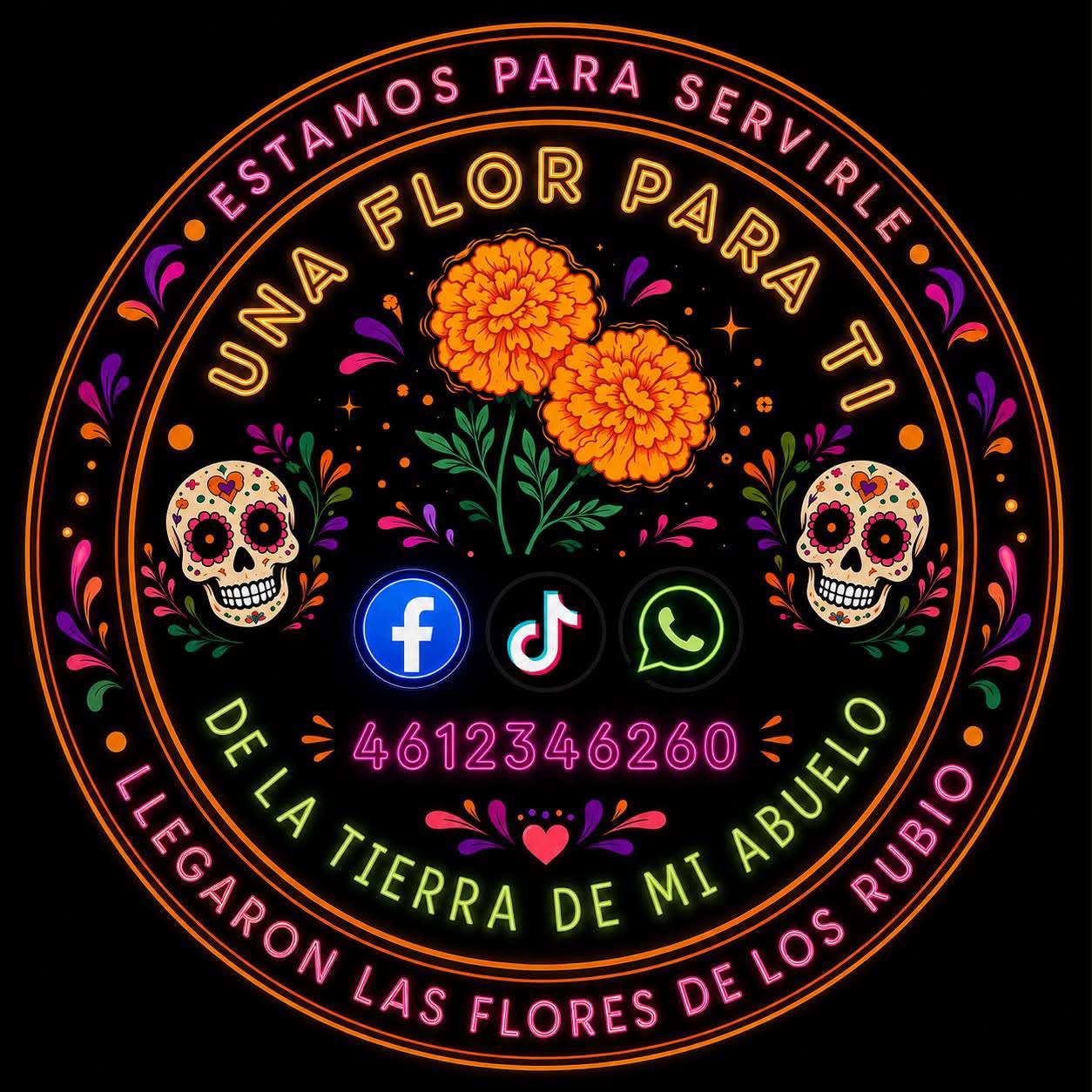 Logotipo Oficial Una Flor Para Ti